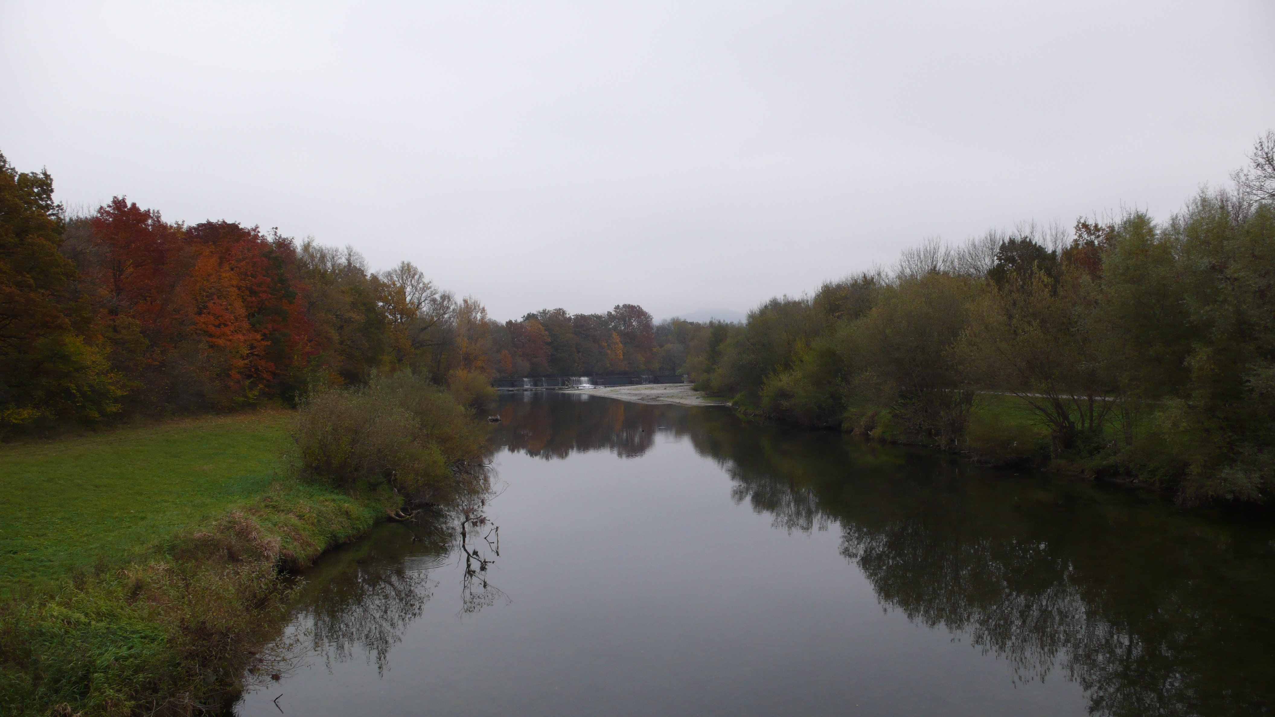 Herbststimmung über der Traisen